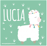 Stickers cuad. Llama 16u Pers